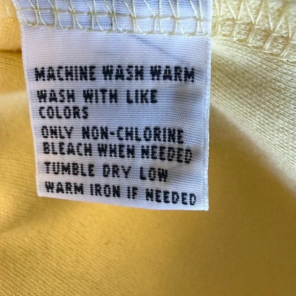 Vintage 90s Polo Ralph Lauren Yellow Polo Shirt - Men's M - Classic Fit - Picture 7 of 8